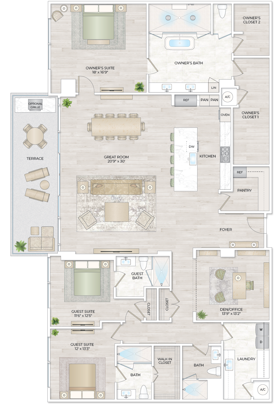 Solana Bay Residences Miami - Estate 5 - Floorplan Image