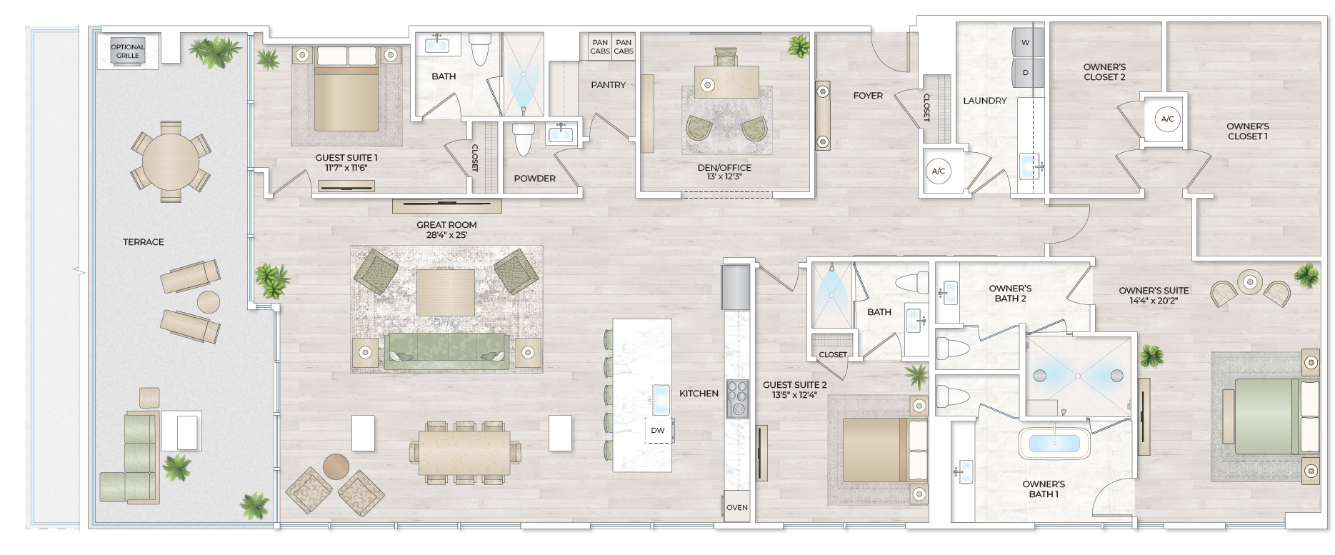 Solana Bay Residences Miami - Estate 7 - Floorplan Image