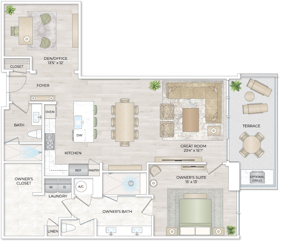 Solana Bay Residences Miami - Landmark 2 - Floorplan Image