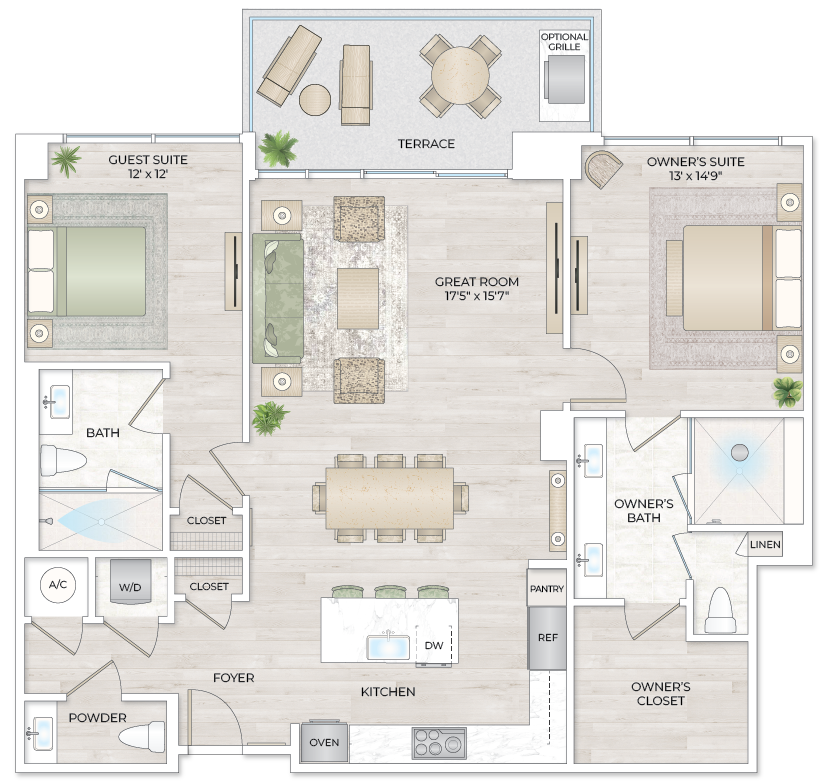 Solana Bay Residences Miami - Landmark 8 - Floorplan Image