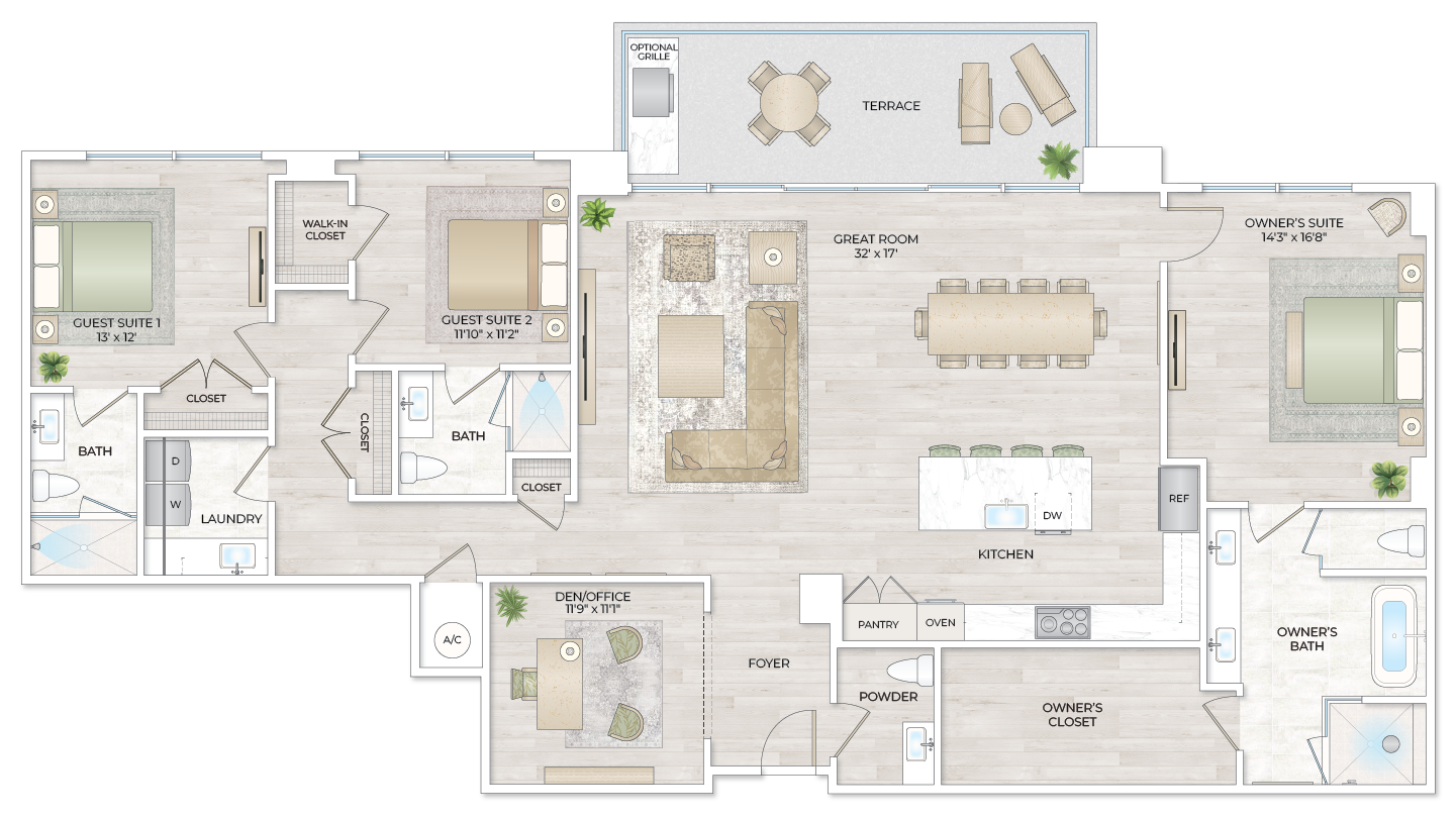 Solana Bay Residences Miami - Landmark 9 - Floorplan Image