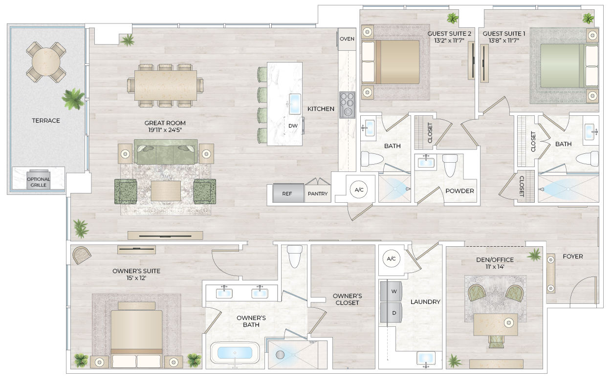 Solana Bay Residences Miami - Vista 5 - Floorplan Image