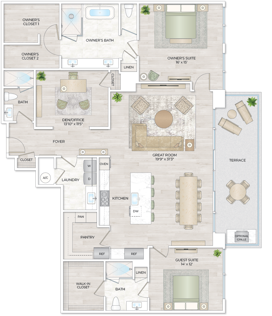 Solana Bay Residences Miami - Estate 3 - Floorplan Image