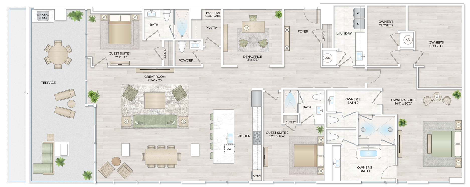 Solana Bay Residences Miami - Estate 7 - Floorplan Image