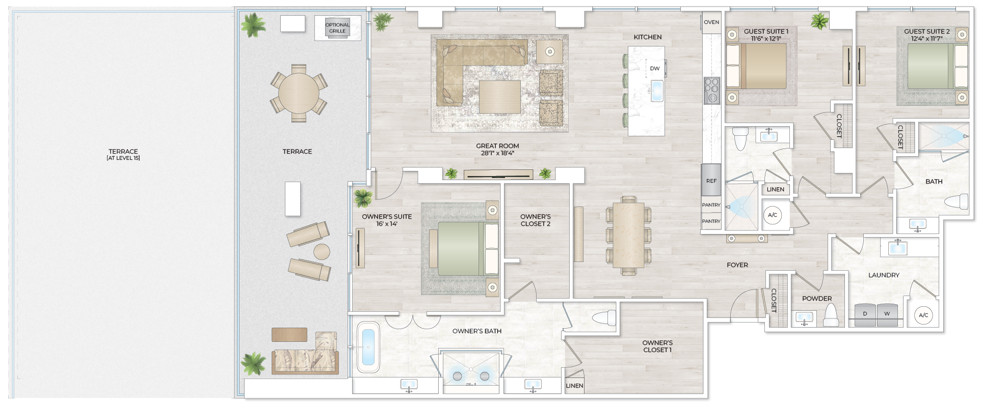 Solana Bay Residences Miami - Estate 8 - Floorplan Image