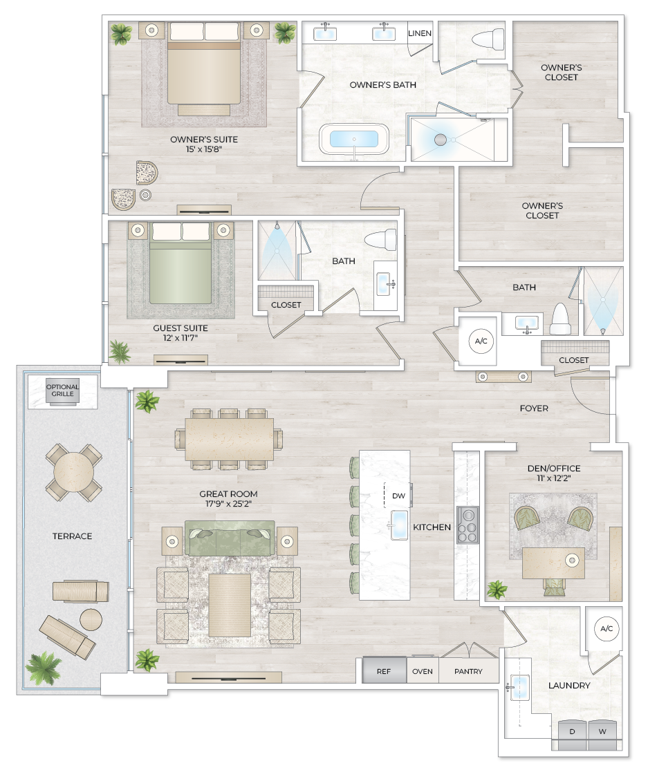 Solana Bay Residences Miami - Landmark 5 - Floorplan Image