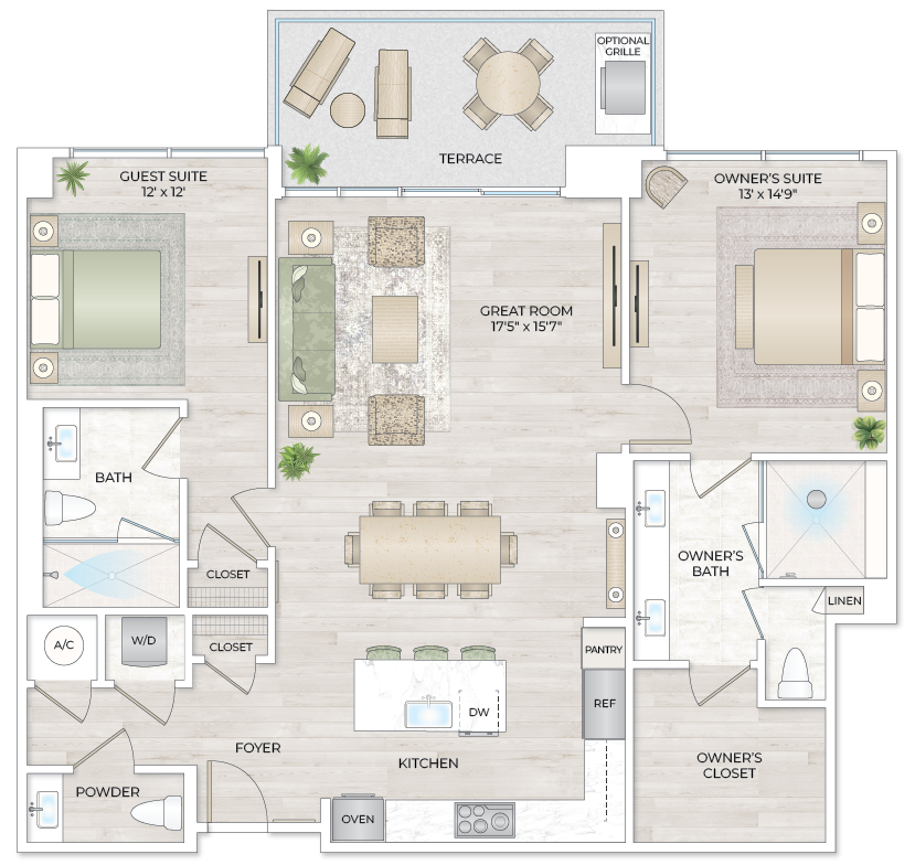Solana Bay Residences Miami - Landmark 8 - Floorplan Image