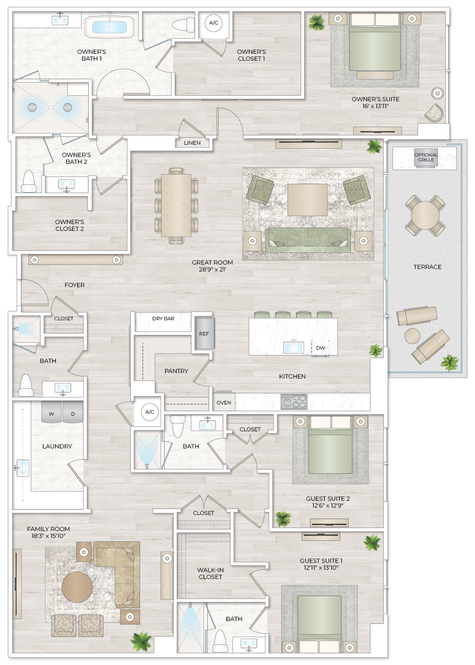 Solana Bay Residences Miami - Estate 2 - Floorplan Image