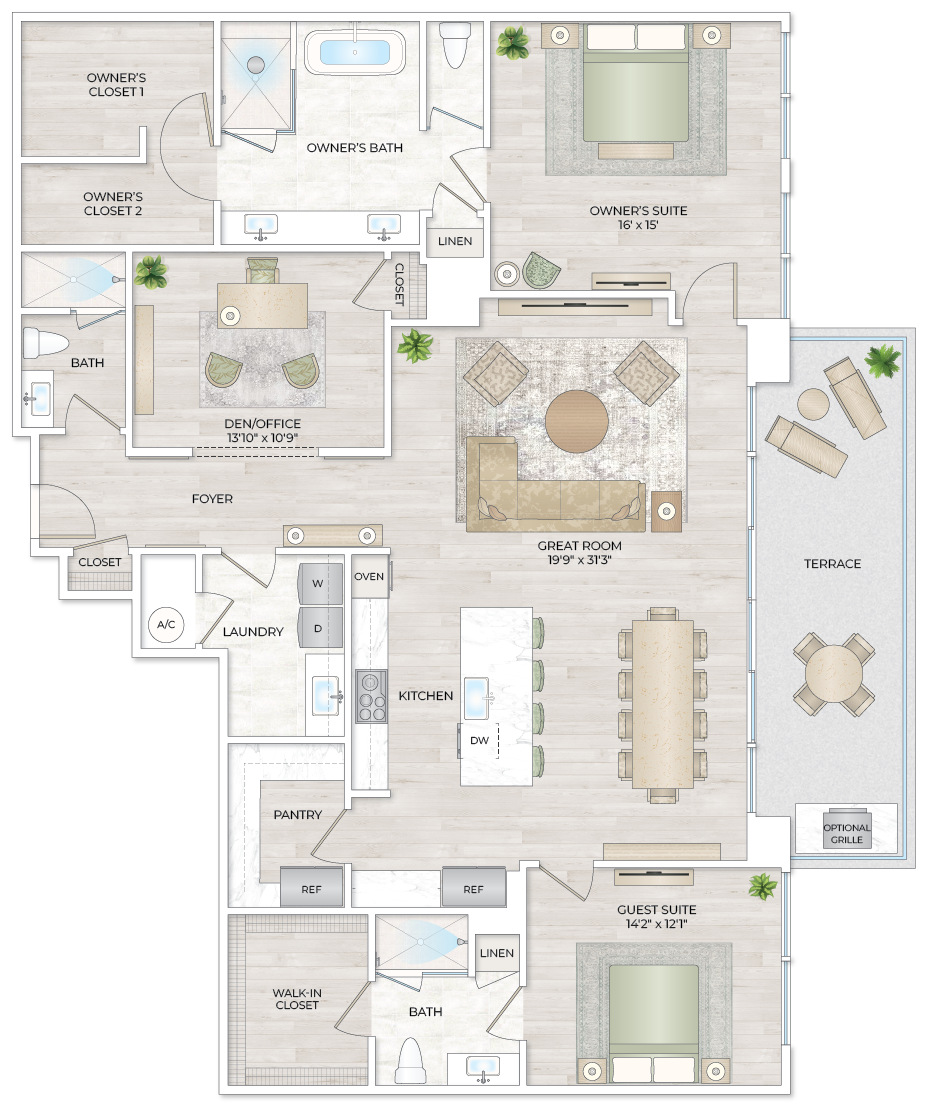 Solana Bay Residences Miami - Estate 3 - Floorplan Image