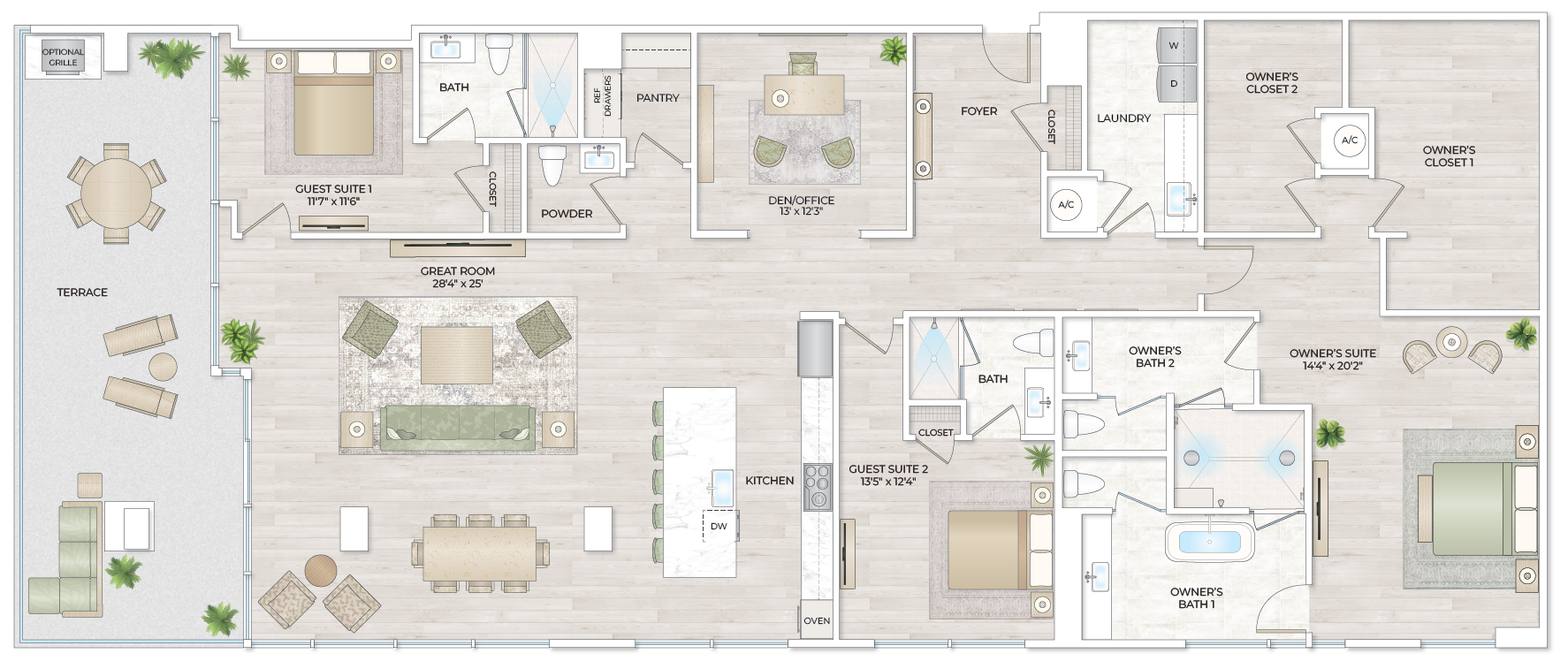Solana Bay Residences Miami - Estate 7 - Floorplan Image