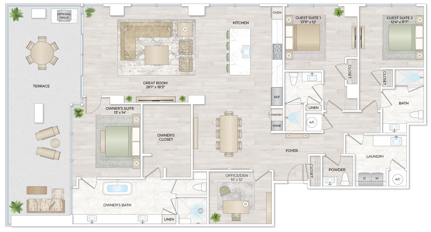 Solana Bay Residences Miami - Estate 8 - Floorplan Image