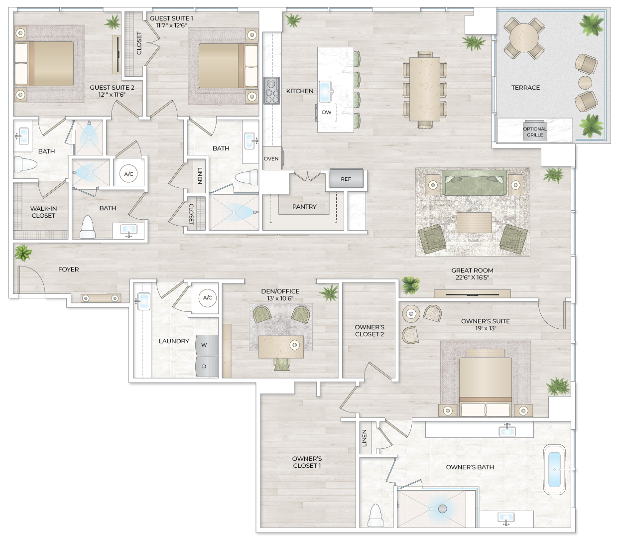 Solana Bay Residences Miami - Vista 1 - Floorplan Image