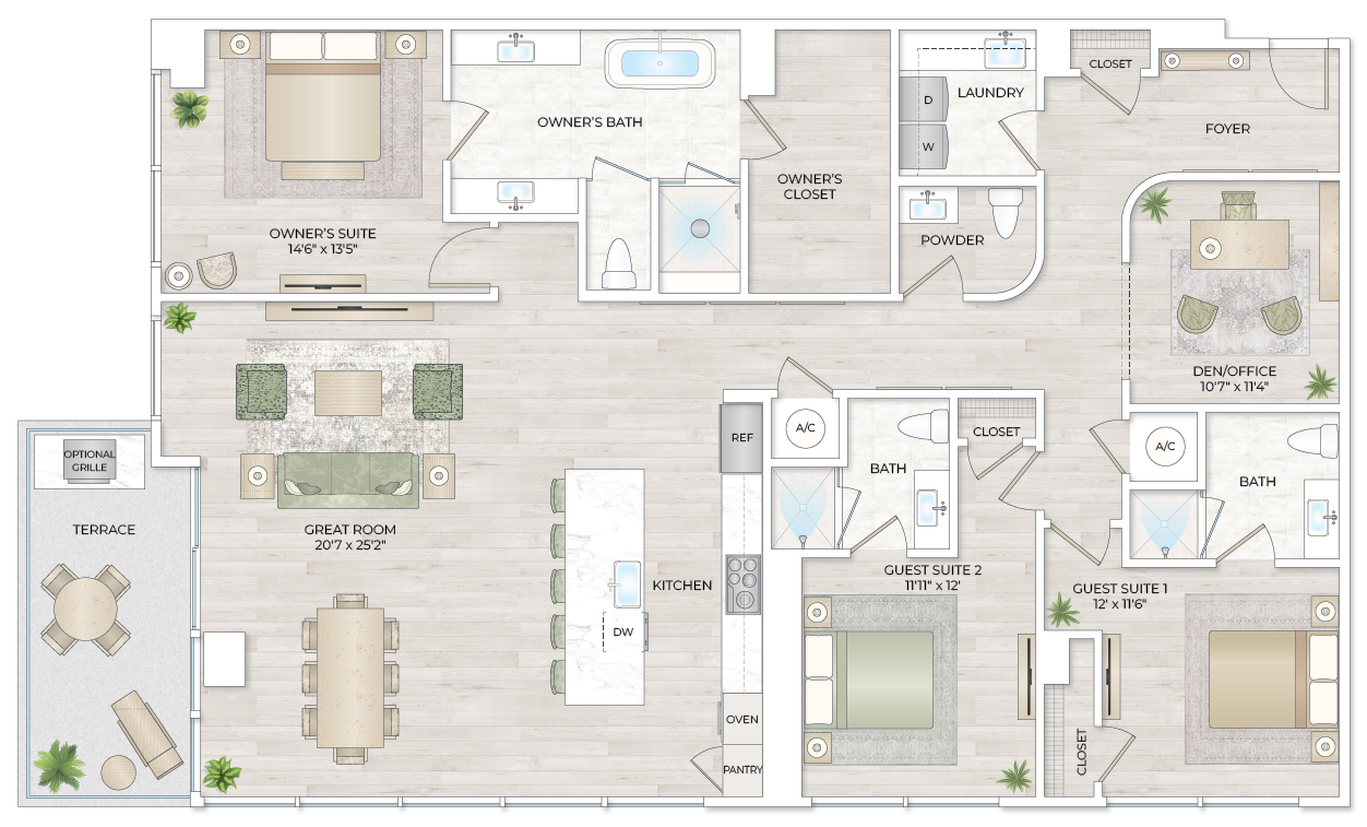 Solana Bay Residences Miami - Vista 4 - Floorplan Image