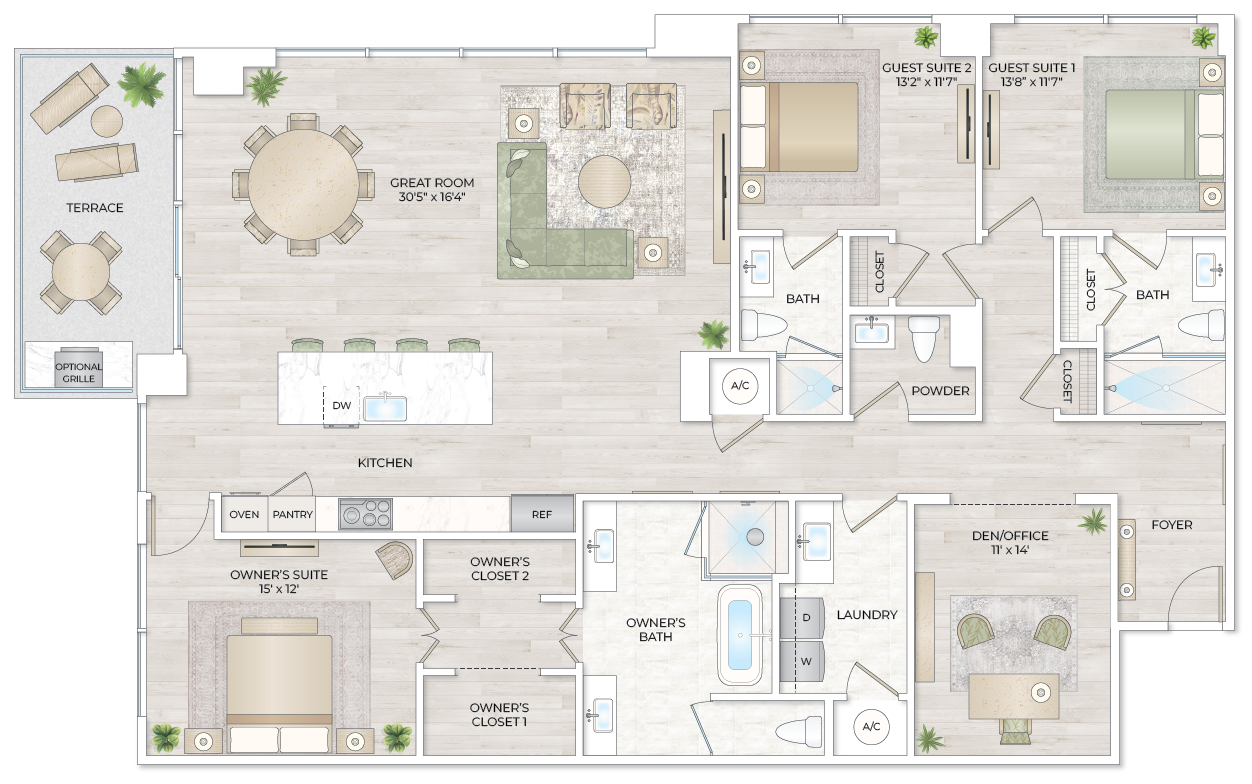 Solana Bay Residences Miami - Vista 5 - Floorplan Image