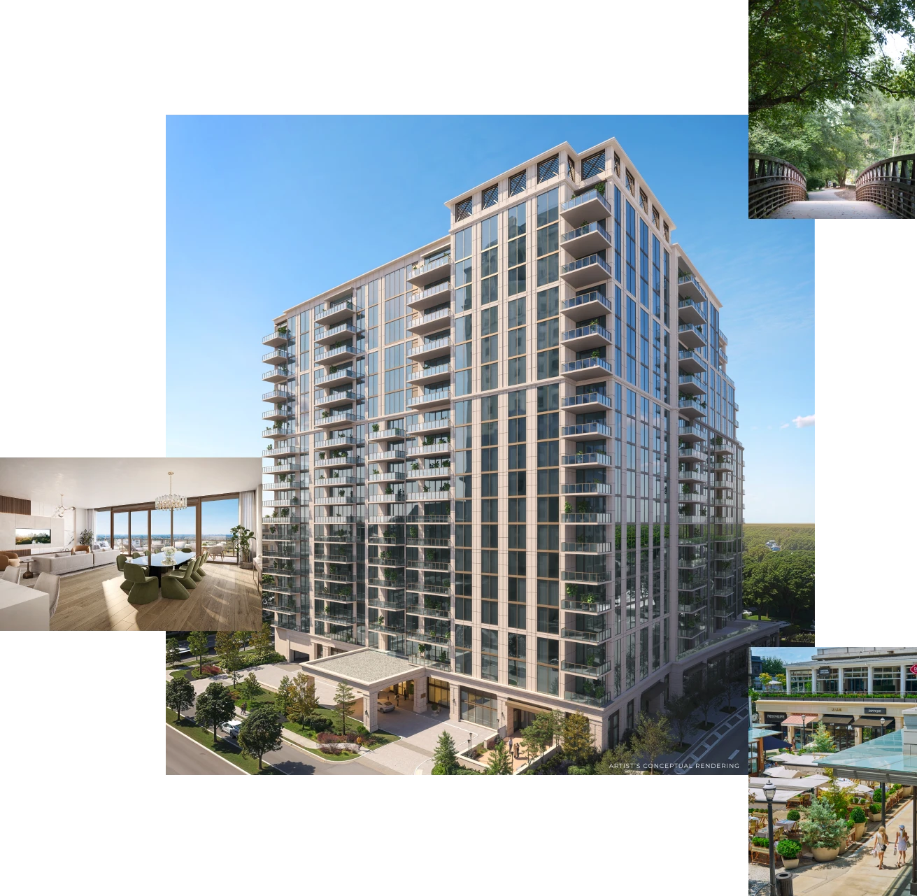 collage of Elyse Buckhead and the lifestyle