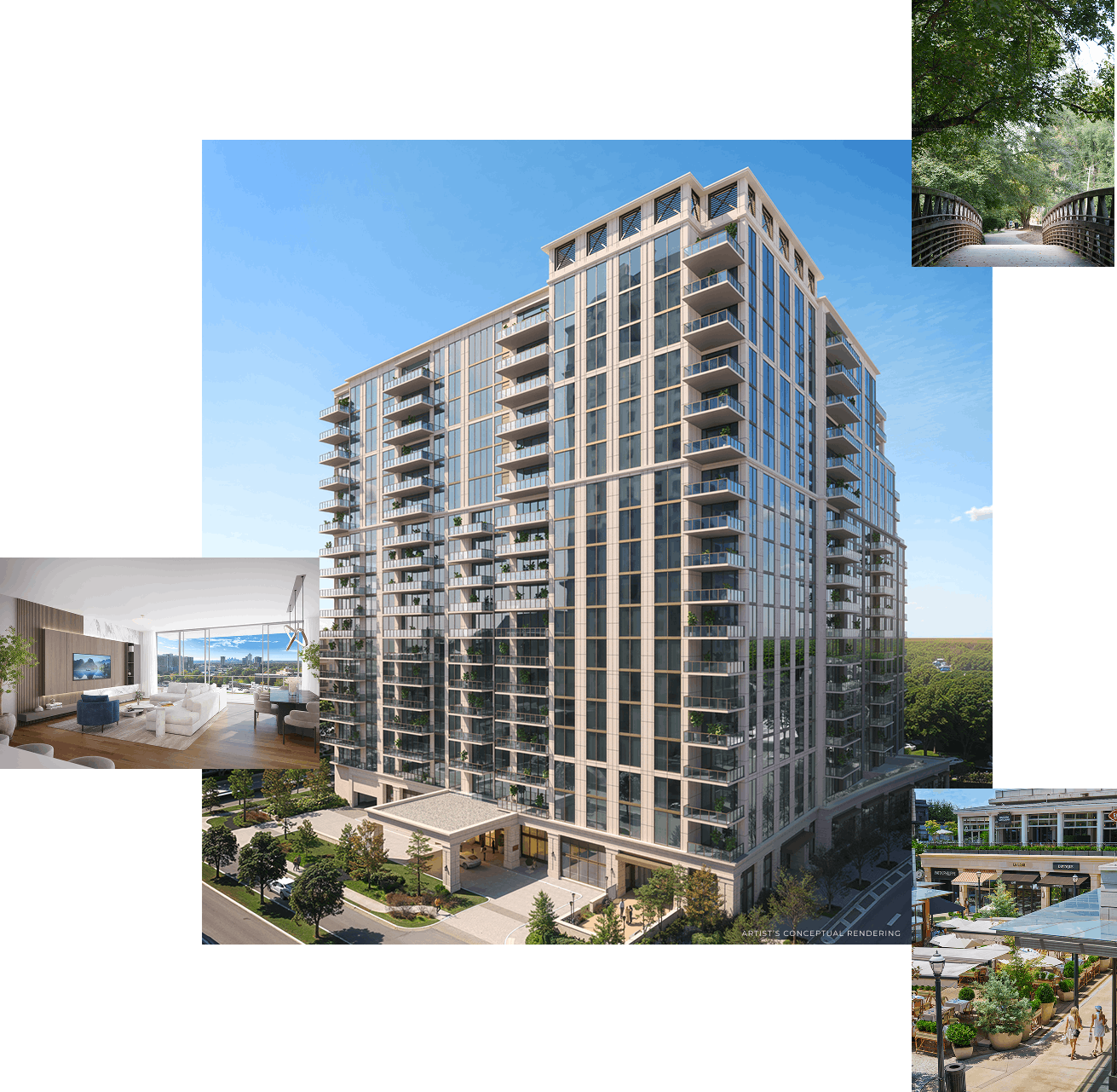 collage of Elyse Buckhead and the lifestyle