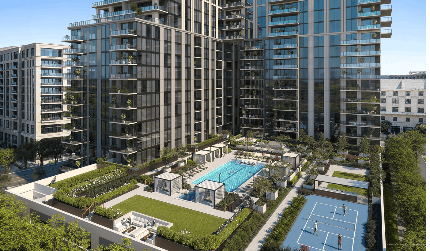 Elyse Buckhead Exterior and Amenity Deck