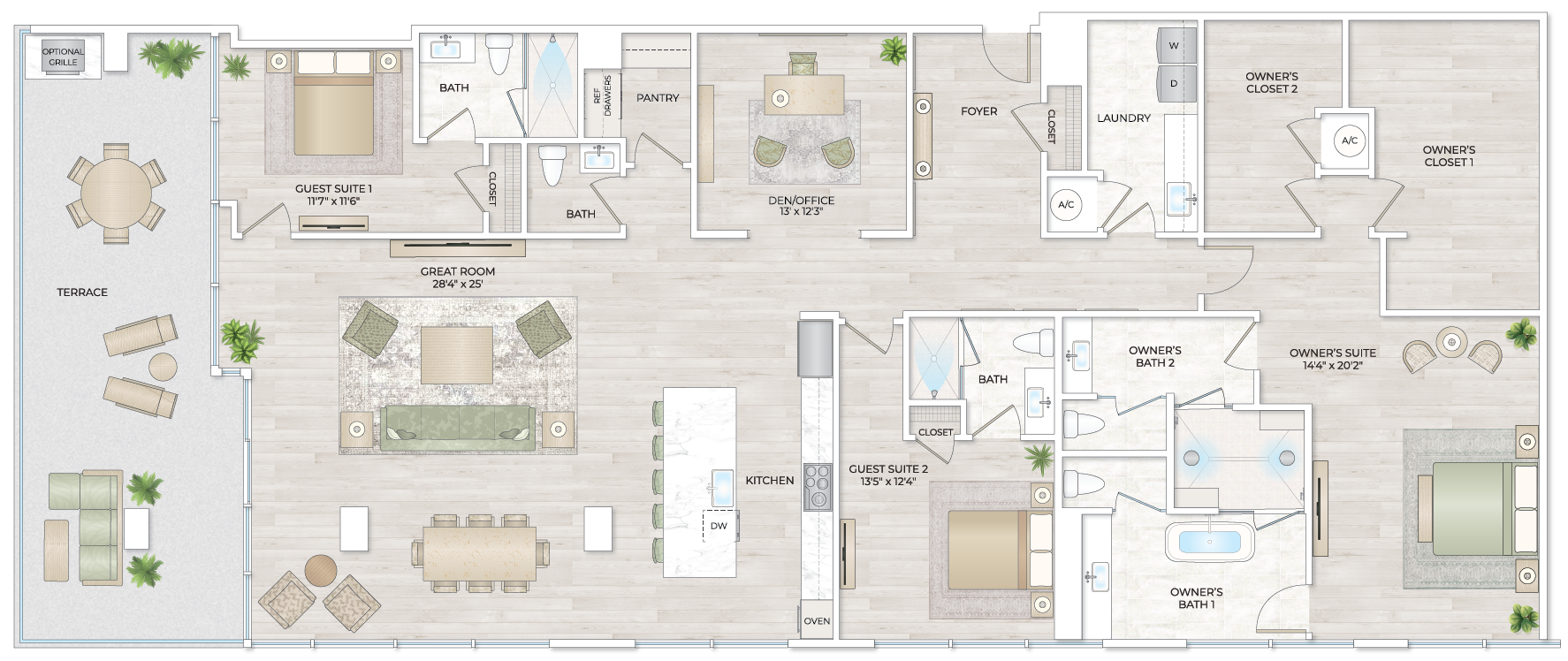 Solana Bay Residences Miami - Estate 7 - Floorplan Image