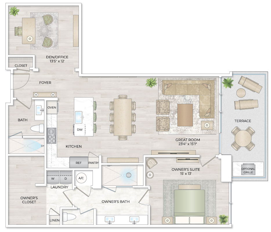 Solana Bay Residences Miami - Landmark 2 - Floorplan Image