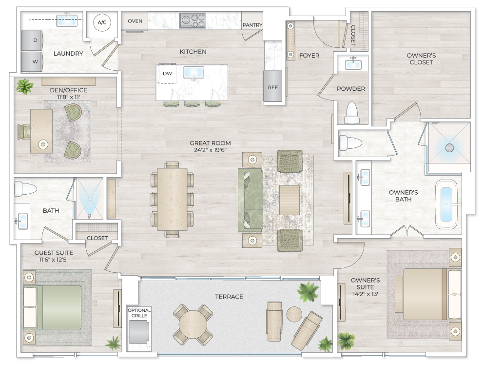 Solana Bay Residences Miami - Landmark 7 - Floorplan Image