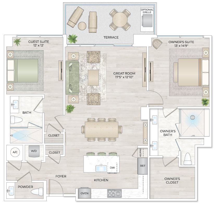 Solana Bay Residences Miami - Landmark 8 - Floorplan Image