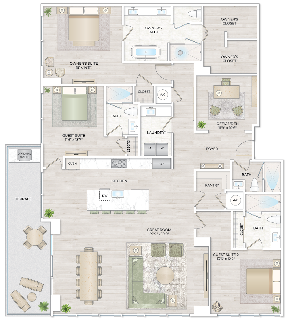 Solana Bay Residences Miami - Vista 3 - Floorplan Image
