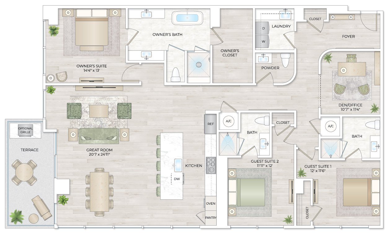 Solana Bay Residences Miami - Vista 4 - Floorplan Image