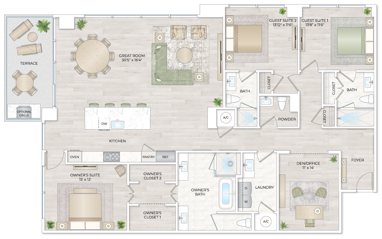 Solana Bay Residences Miami - Vista 5 - Floorplan Image