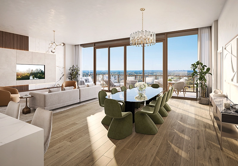 Elyse Buckhead Estate 05 Great Room Rendering