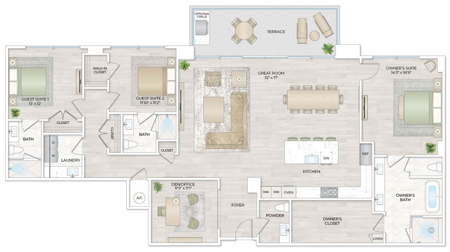 Solana Bay Residences Miami - Penthouse 10 - Floorplan Image