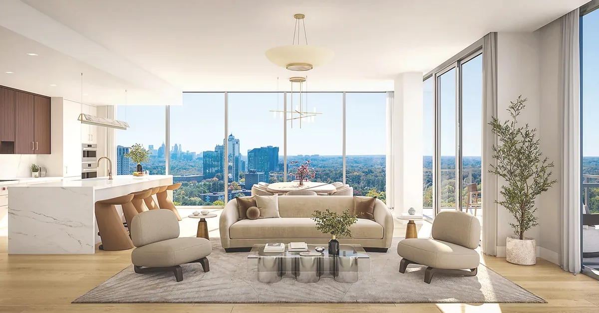Elyse Buckhead Vista 4 Great Room Interior